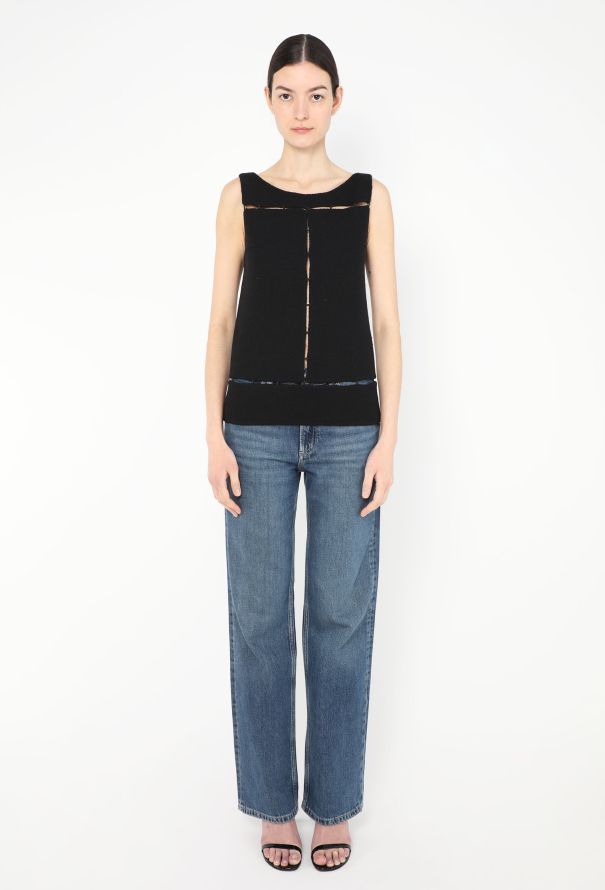 Prada F/W 1998 Felted Keyhole Top - 3