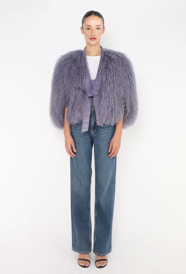 Gucci F/W 2005 Mongolian Shearling Bolero - 6