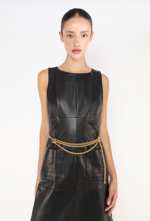 Chanel RARE 1985 Hammered 'CC' Belt - 3