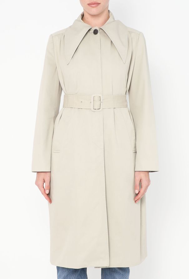 Balenciaga S/S 2017 Belted Trench Coat - 5