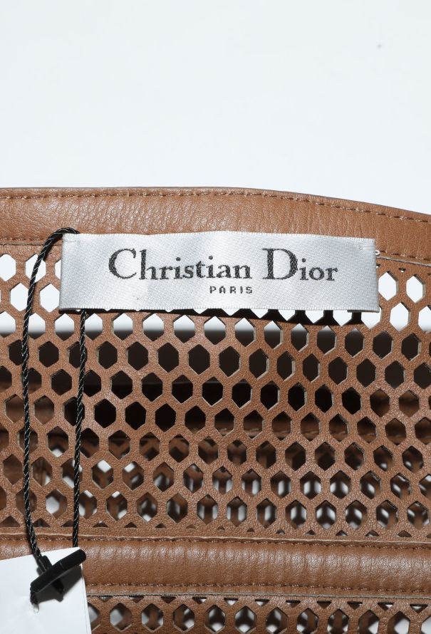 Dior STUNNING 2022 Hand-Painted Honeycomb Skirt - 7 Dior STUNNING 2022 Hand-Painted Honeycomb Skirt - 7