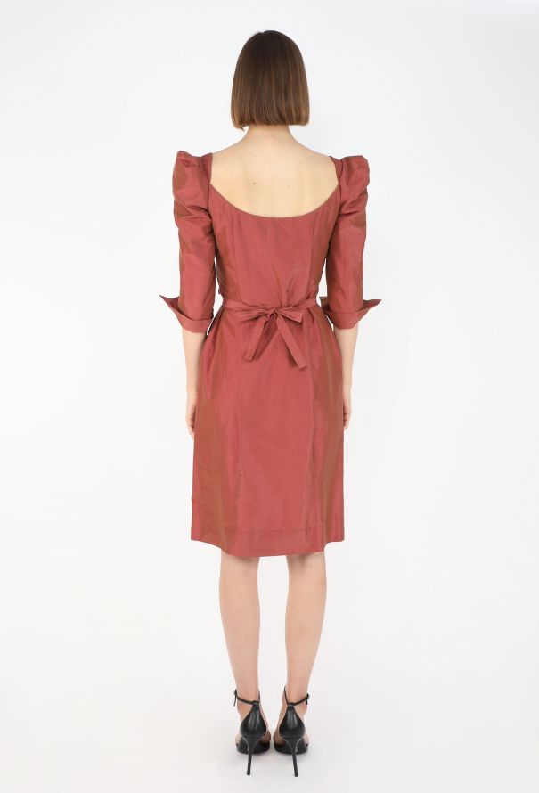 Vivienne Westwood Taffeta Draped Corset Dress - 6