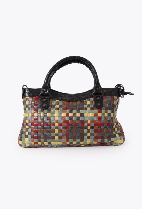 Balenciaga Lattice Woven Le City Bag - 6