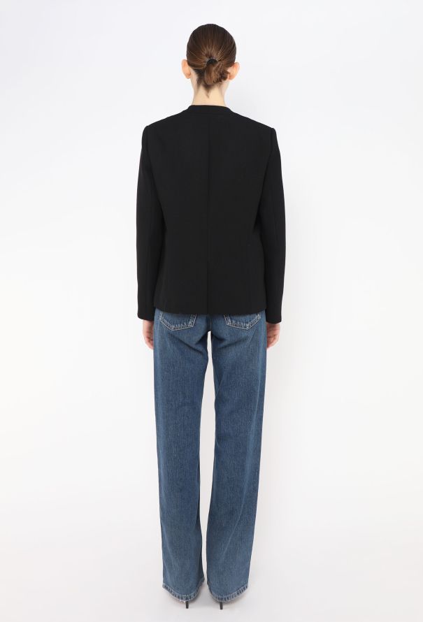 Balenciaga Classic Piqué Smoking Blazer - 5