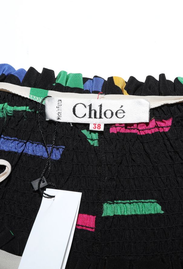 Chloé Vintage Draped Patchwork Skirt - 5