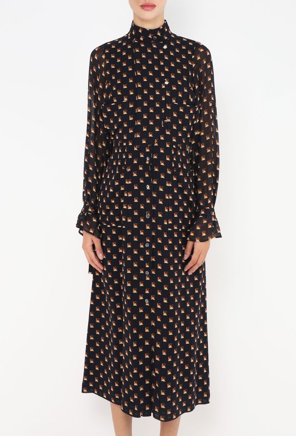 Hermès 2025 Médor Print Silk Dress - 3