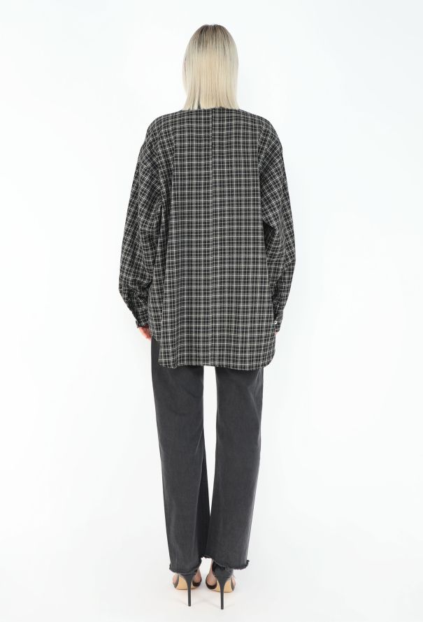 Comme des Garçons '90s Homme Plus Checkered Wool Tunic - 5