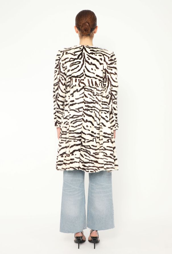 Fendi Early 2000s Pleated Ponyhair Coat - 5