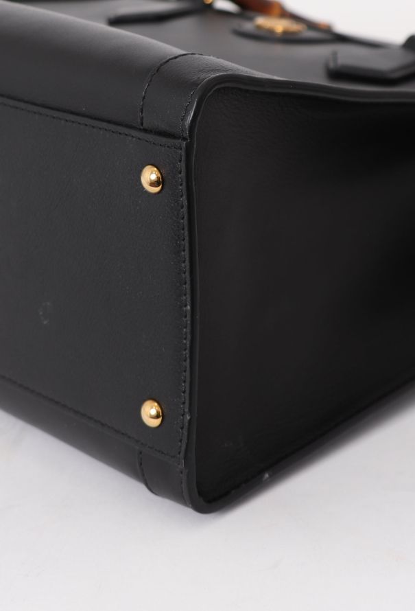 Gucci Black Diana Bamboo Tote bag - 9