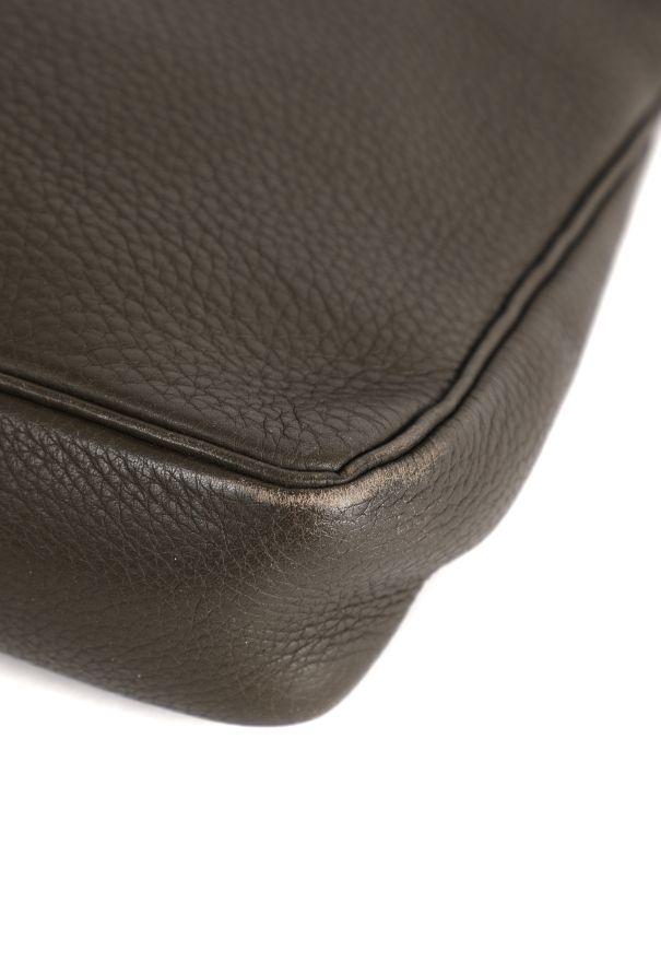 Hermès Vert Loden Taurillon Clémence Massai PM - 8
