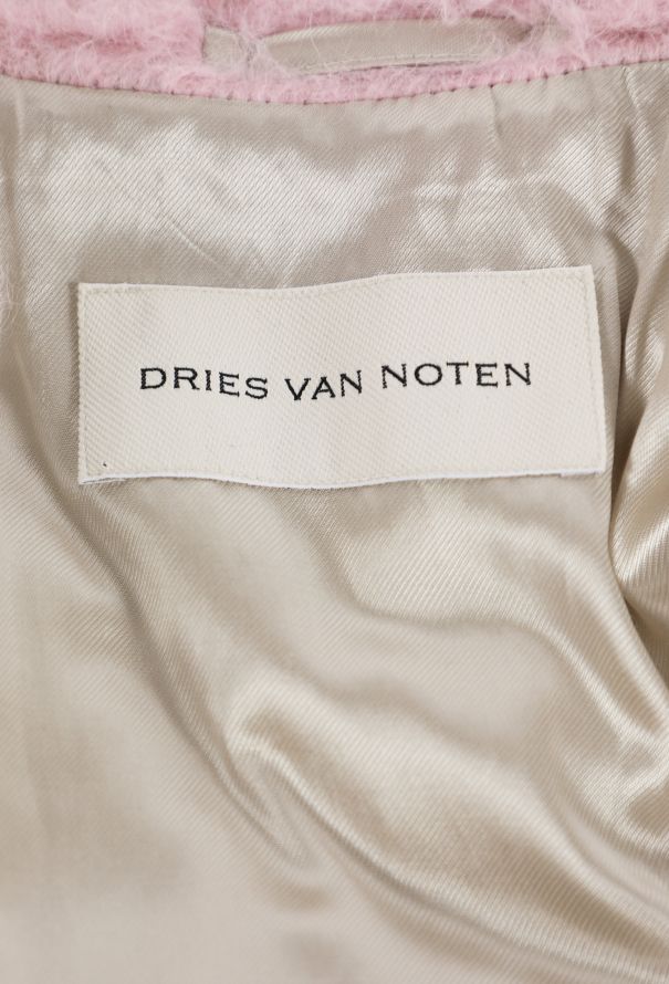 Dries Van Noten F/W 2024 Brushed Mohair Cocoon Coat - 8