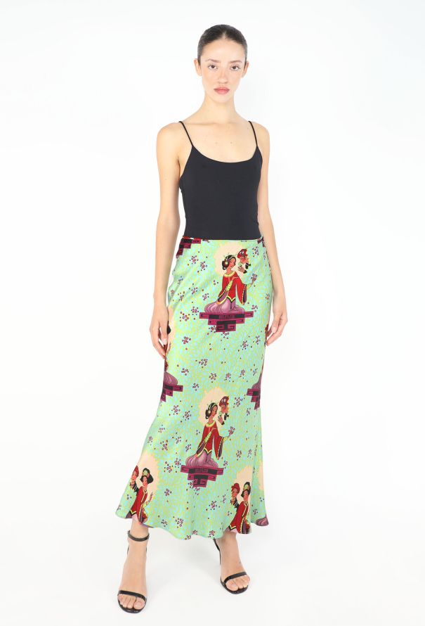 Dior Jacquard Bias Silk Skirt, 2002 - 3