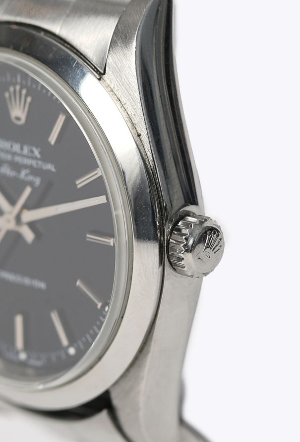 Rolex Air-King Black Dial & Stainless Steel Watch - 5