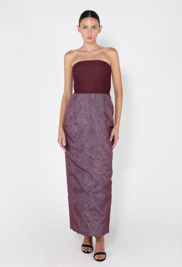 Maison Margiela Strapless Painted Dress, S/S 2016 - 3