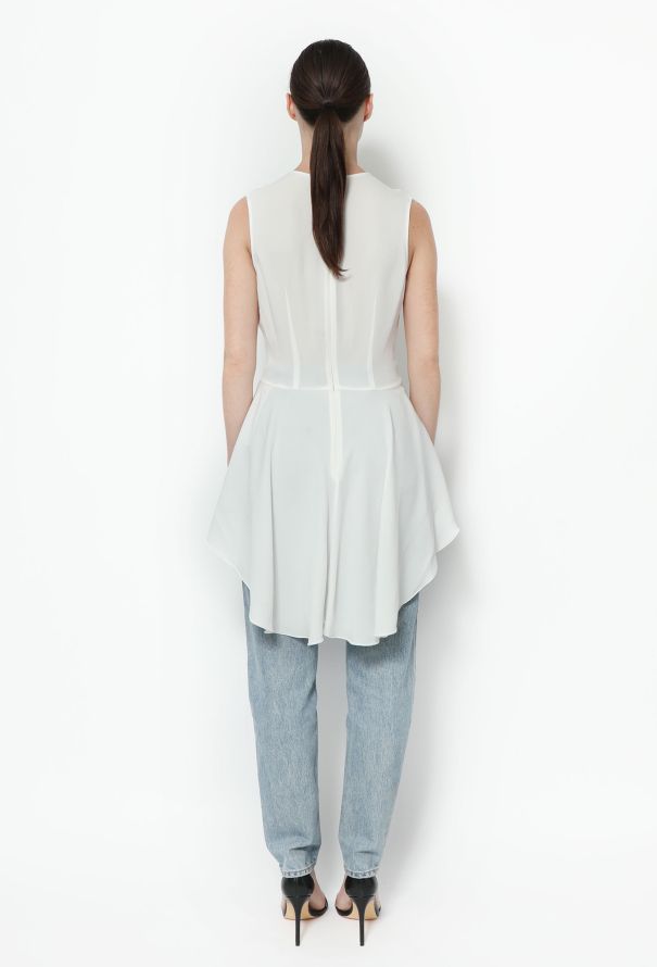 Alexander McQueen Peplum Crêpe Tunic - 4 Alexander McQueen Peplum Crêpe Tunic - 4