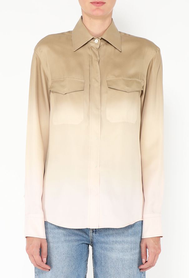 Prada 2024 Silk Ombré Top - 2