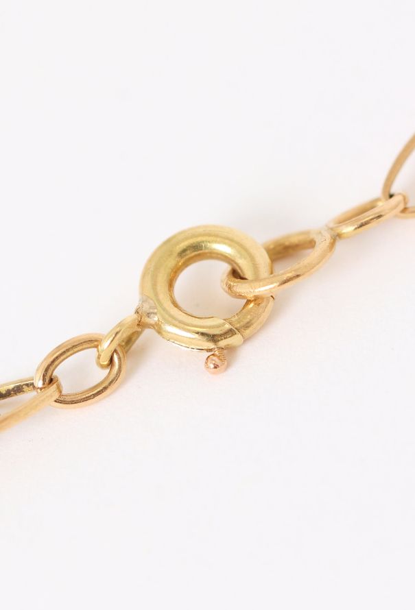 Vintage Fine Jewelry 18k Yellow Gold, Emerald & Diamond Arabesque Necklace - 7 Vintage Fine Jewelry 18k Yellow Gold, Emerald & Diamond Arabesque Necklace - 7