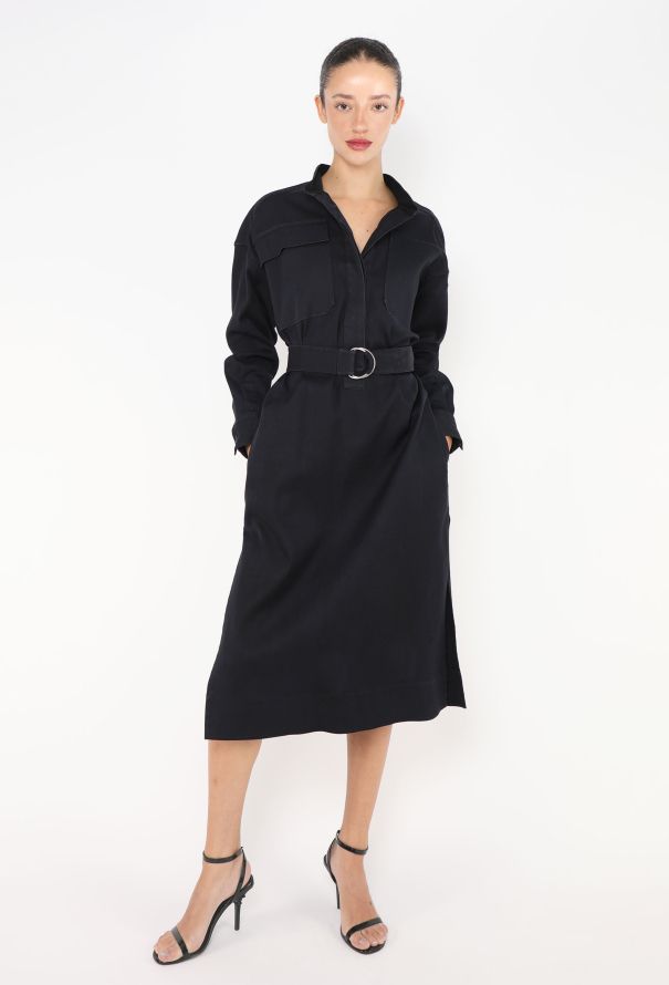 Céline S/S 2018 Belted Utility Dress - 1