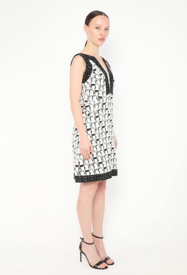 Chanel Resort 2015 Geometric Lamé Dress - 4