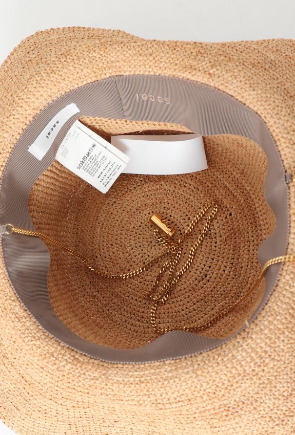 Sacai 2023 Straw Capeline Hat - 4