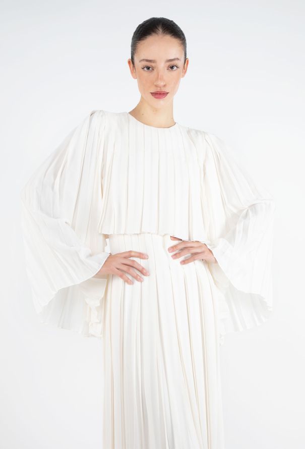 byFang 2024 Semi-Couture Silk Plissé Dress - 3