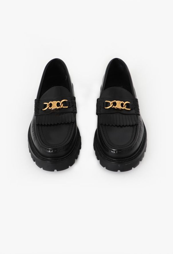Céline 2022 Margaret Chainlink Loafers - 1