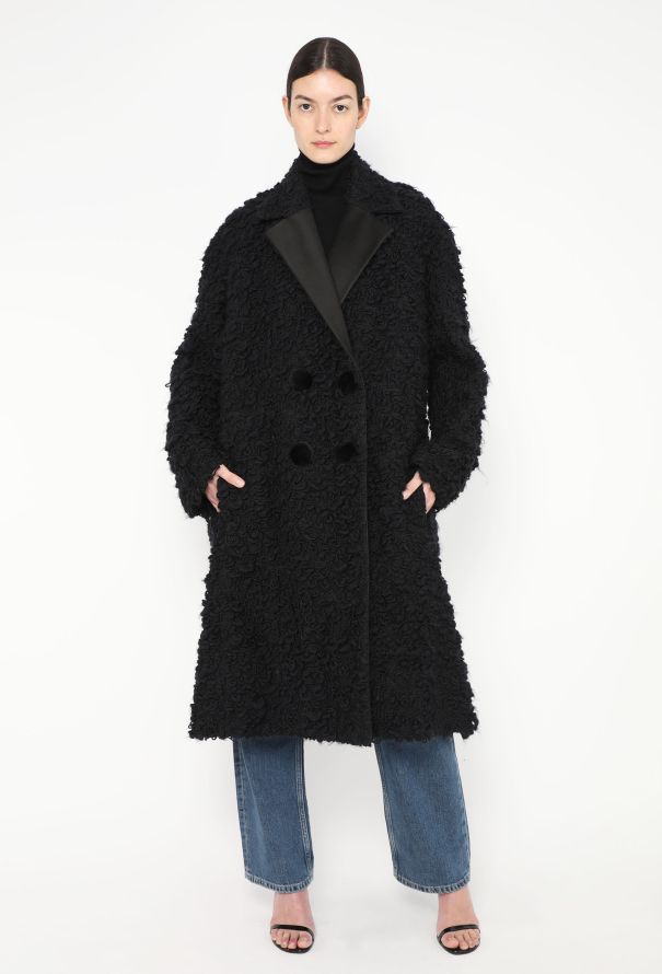Céline Rare 2014 Bouclé Smoking Coat - 5