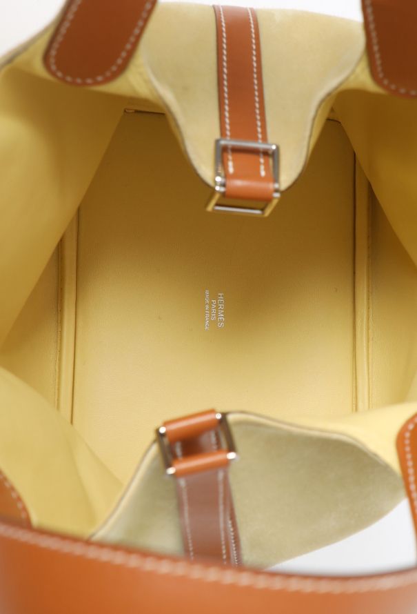 Hermès Rare Bicolor Veau Doblis & Box Picotin 18 - 14
