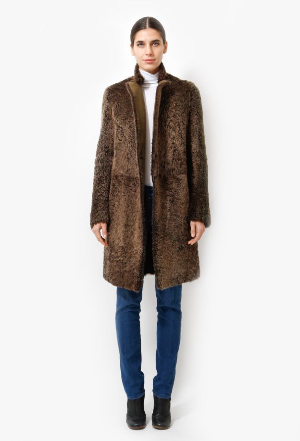 Céline Shearling Fur Coat - 2 Céline Shearling Fur Coat - 2