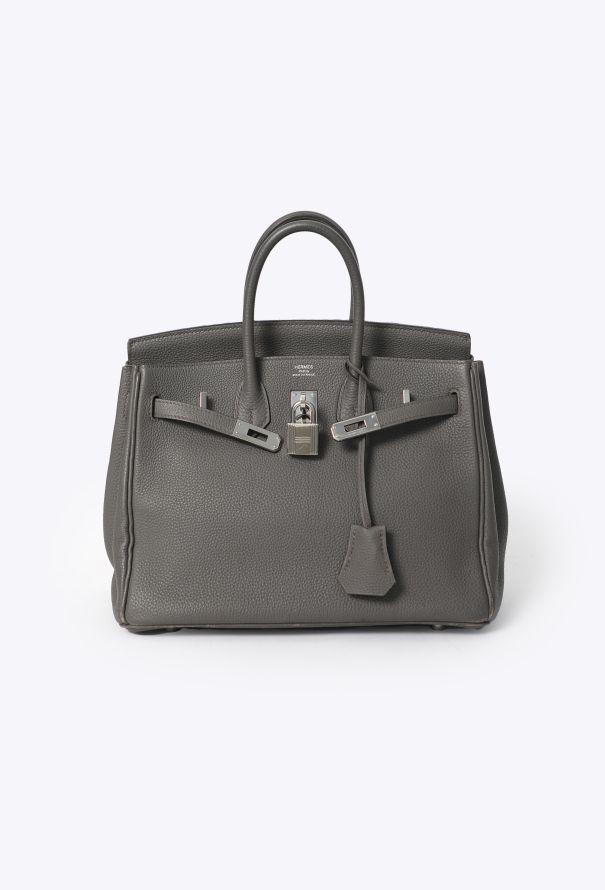 Hermès Gris Meyer Togo Birkin 25 - 2