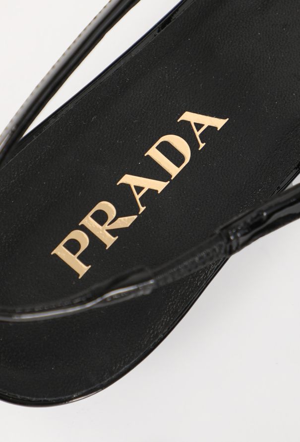 Prada Patent Ballerina Slingbacks, 2025 - 7