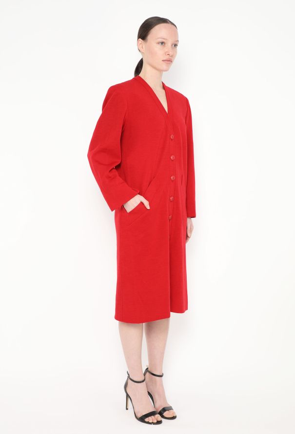 Saint Laurent Vintage Tailored Pocket Dress - 2