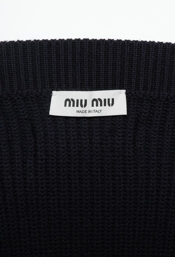 Miu Miu 2024 Ribbed Mini Skirt - 6
