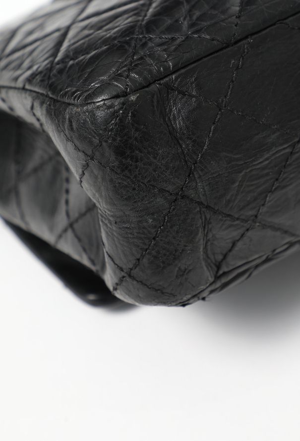 Chanel Black 2.55 Medium Flap Bag - 13