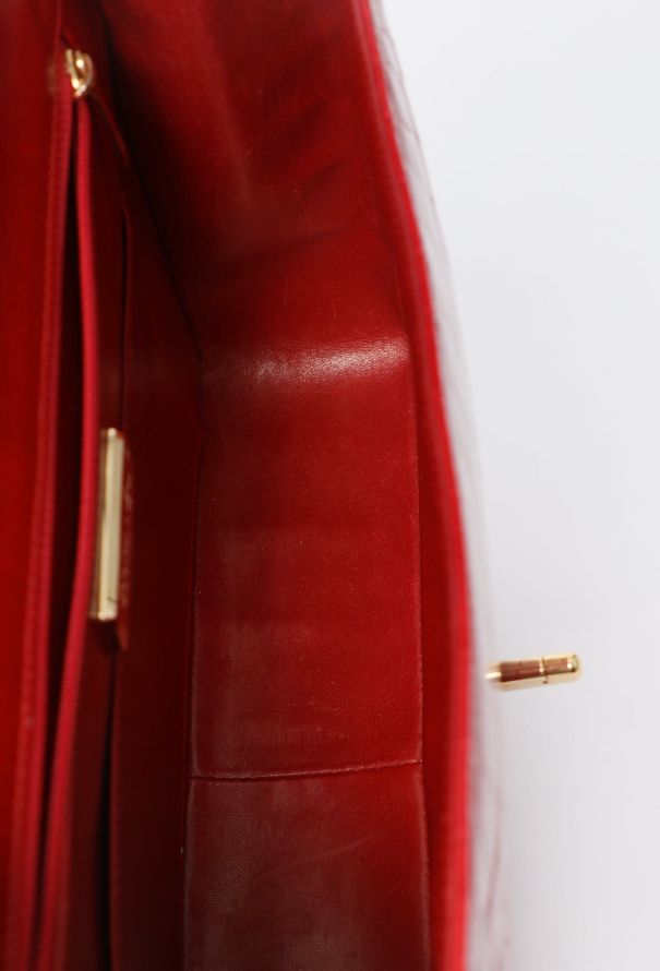 Chanel Jumbo Timeless Bag in Red Alligator – Bespoke Order - 12 Chanel Jumbo Timeless Bag in Red Alligator – Bespoke Order - 12