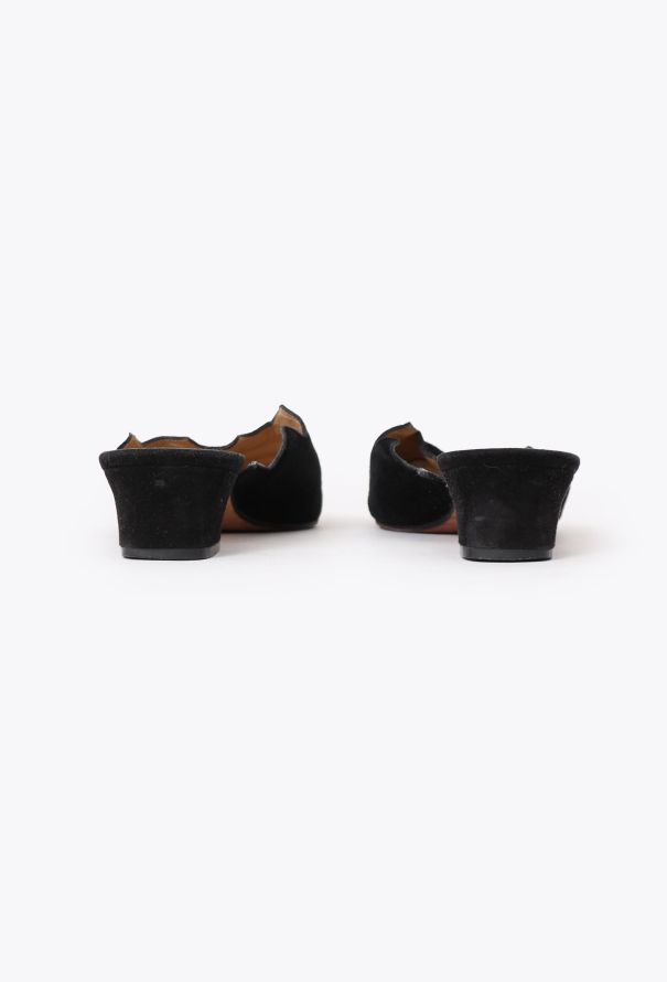 Prada '90s Suede Cut-Out Mules - 4 Prada '90s Suede Cut-Out Mules - 4