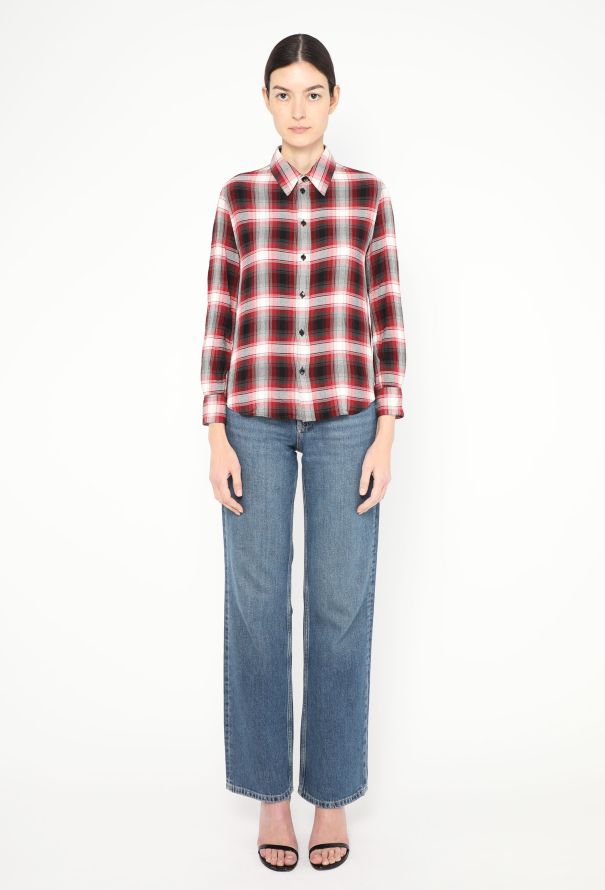 Céline 2021 Plaid Flannel Shirt - 2 Céline 2021 Plaid Flannel Shirt - 2