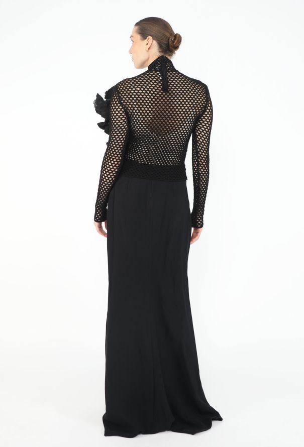 Valentino Collector F/W 2001 Floral Appliqué Ensemble - 5