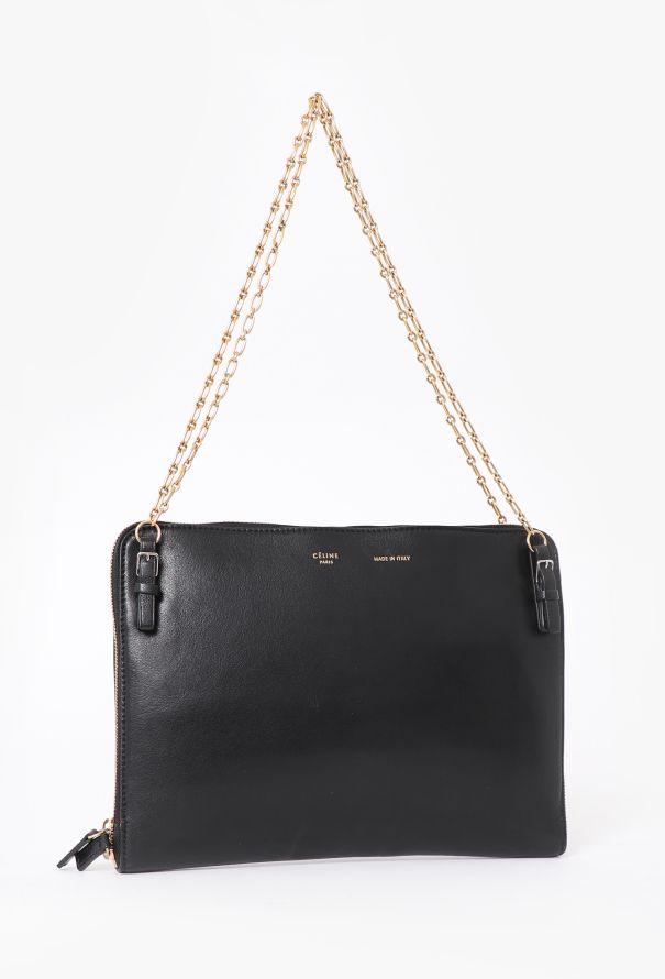 Black Zip Around Shoulder Bag - Céline | Authentic & Vintage