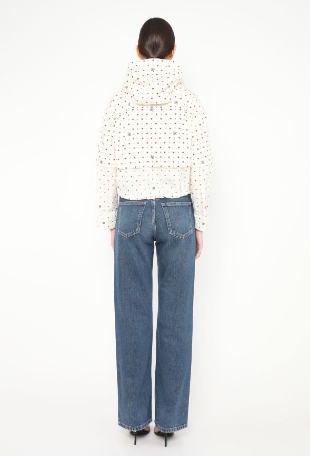 Fendi 2021 Denim Valentine Bomber Jacket - 5