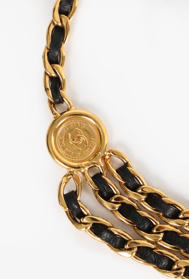 Chanel Triple Chainlink Medallion Belt, F/W 1989 - 6