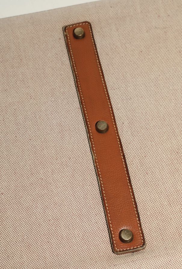 Hermès Leather & Toile H Haut à Courroies 55 - 12