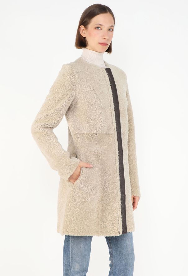 Céline Pre-Fall 2010 Shearling Coat - 1