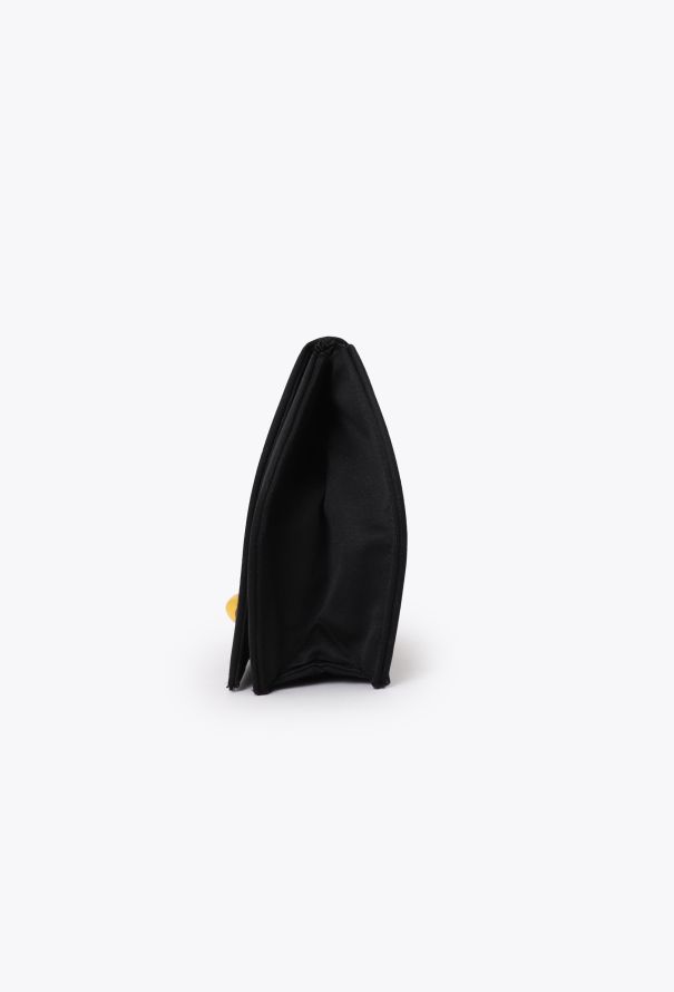 Saint Laurent '80 Couture Black Silk Clutch - 6 Saint Laurent '80 Couture Black Silk Clutch - 6