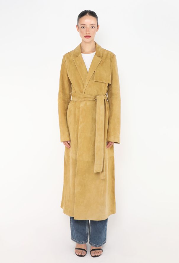 Galvan Resort 2022 Farrah Suede Trench - 1