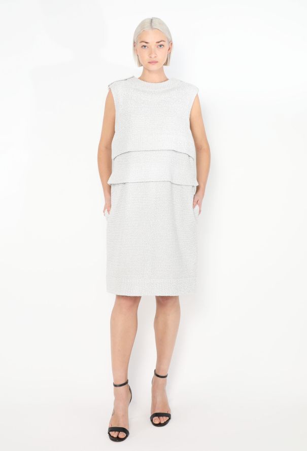 Chanel 2016 Tiered Bouclé Dress - 4 Chanel 2016 Tiered Bouclé Dress - 4
