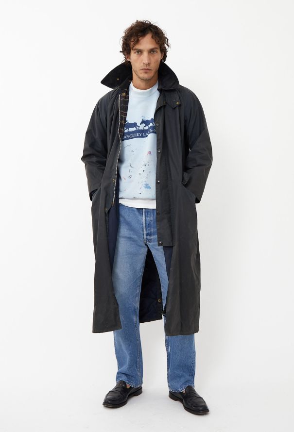 Barbour burghley coat outlet