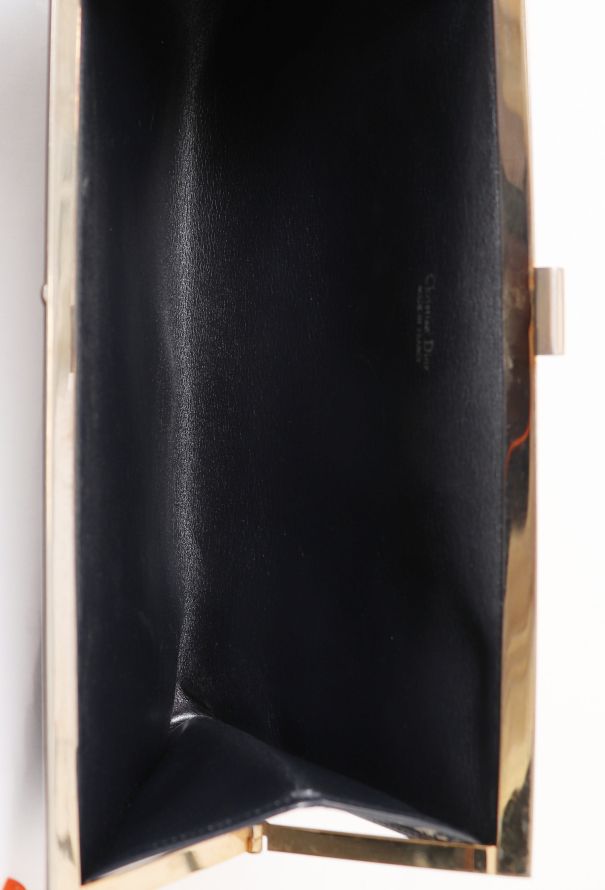 Dior Vintage Monogram Clasp Clutch - 11 Dior Vintage Monogram Clasp Clutch - 11