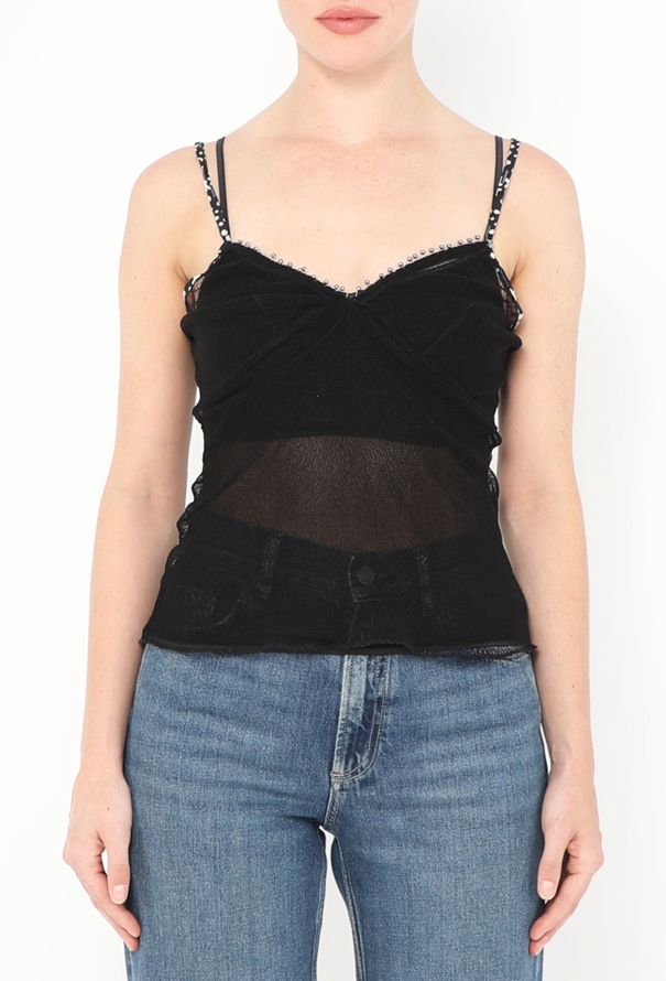 Chanel 2002 Layered Mesh Camisole - 1