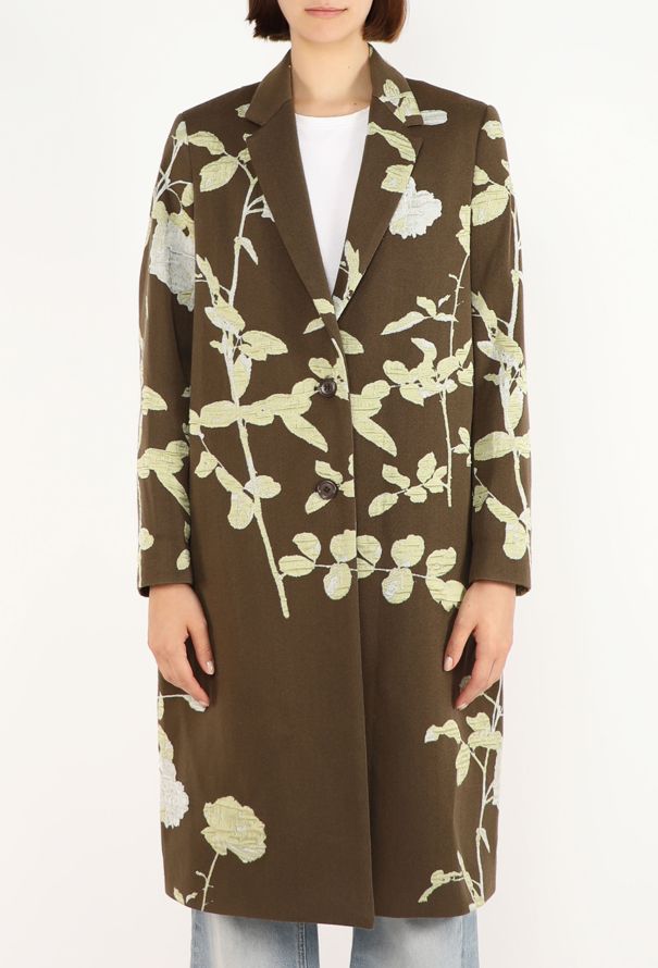 Dries Van Noten Floral & Vine Patchwork Coat - 3